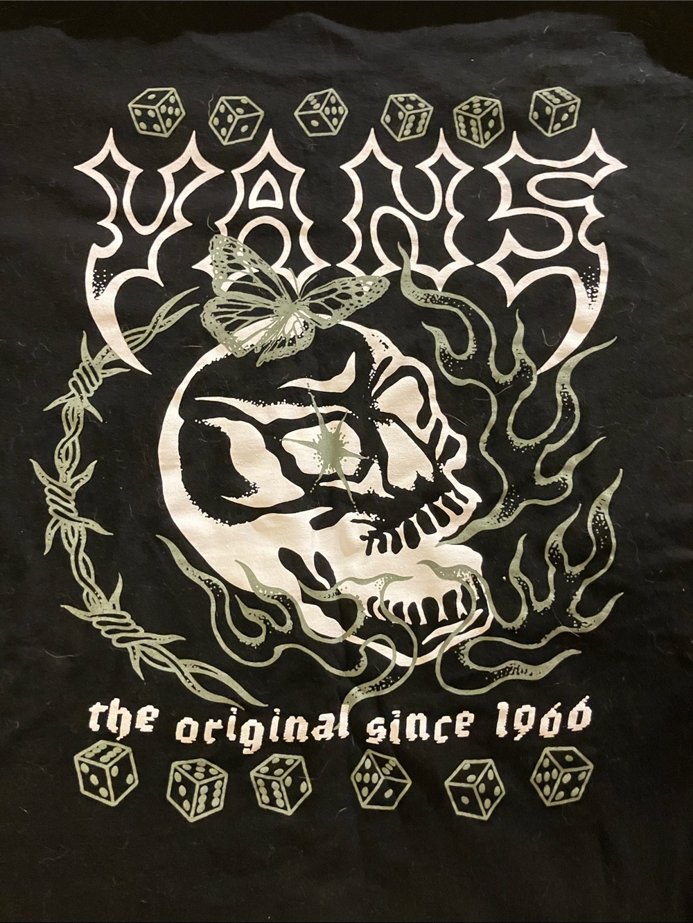 Vans classic Fit skull cotton T-shirt size men’s large